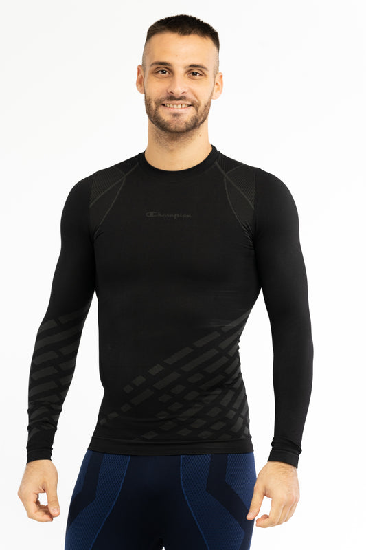 T-SHIRT LONG SLEEVE BLACK Men