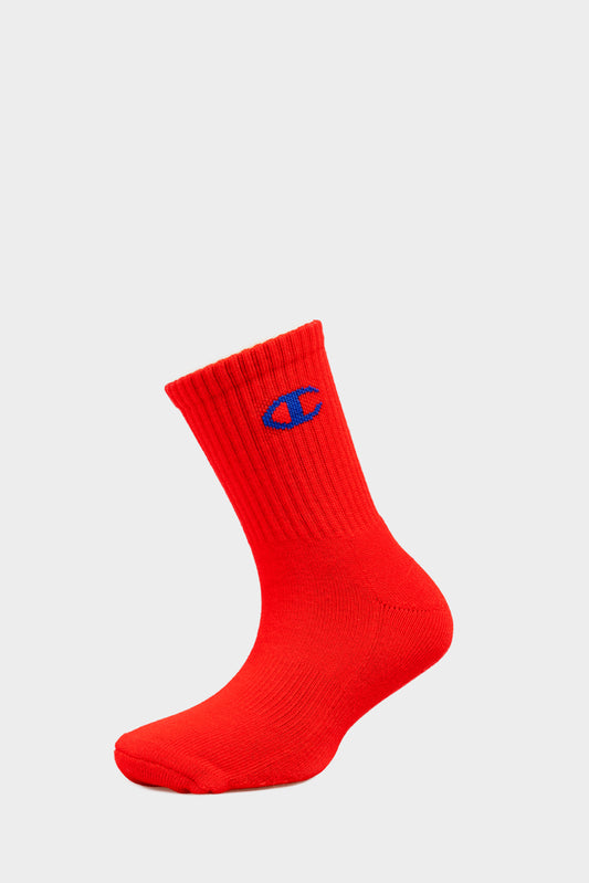 SOCKS 3 PACK WHITE/NAVY/RED Kids